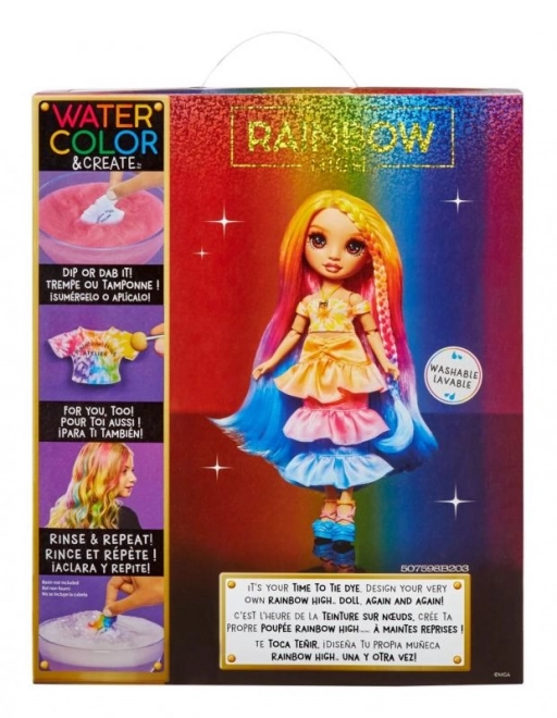 Rainbow High WaterColor lalka - brązowe oczy TV