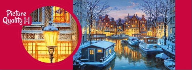 Puzzle Amsterdam w nocy 1000 kawałków