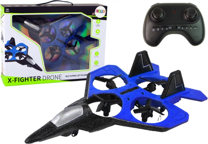 Wyścigowy RC Dron Myśliwiec Niebieski