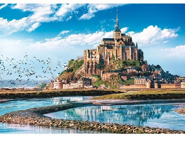 Puzzle 1000 elementów Mont Saint-Michel Francja