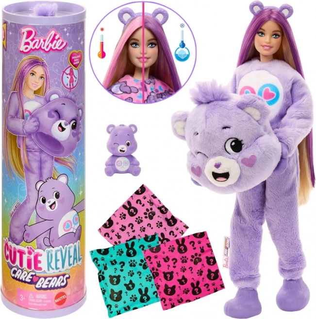 Barbie Cutie Reveal CARE BEARS – Troskliwy Miś fioletowy