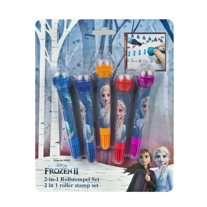 Zestaw stempli 2w1 Kraina Lodu