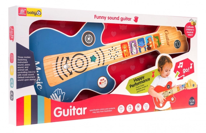 Gitara dla dzieci z funkcją światła