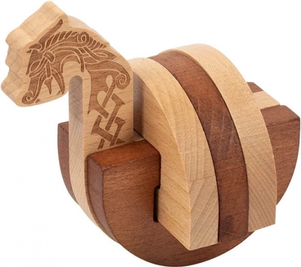 Profesor Puzzle: Wikingijski smoczy okręt z kolekcji Lost and Found