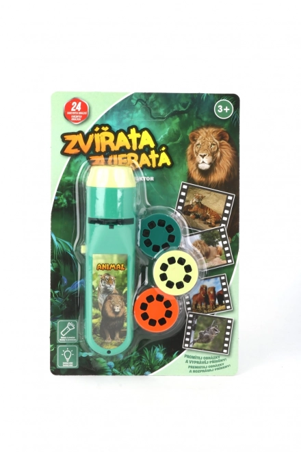 Latarka i projektor zwierzęta