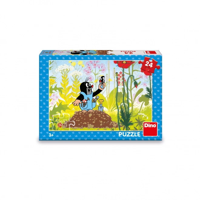 Krecik w spodniach puzzle 24 elementów