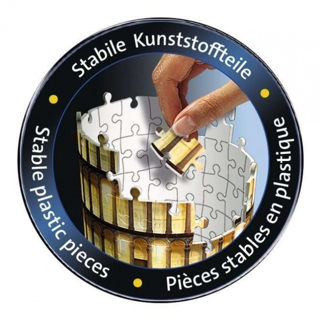 RAVENSBURGER Świecąca 3D układanka Nocna edycja Krzywa Wieża w Pizie 216 elementów