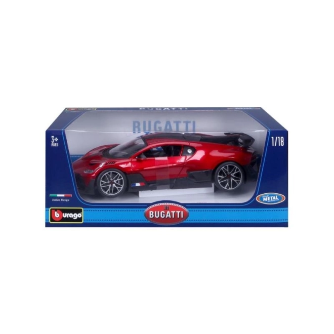 Model Bburago Bugatti Divo czerwony 1:18