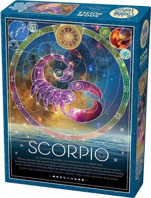 COBBLE HILL Puzzle Znak Zodiaku: Skorpion 500 elementów