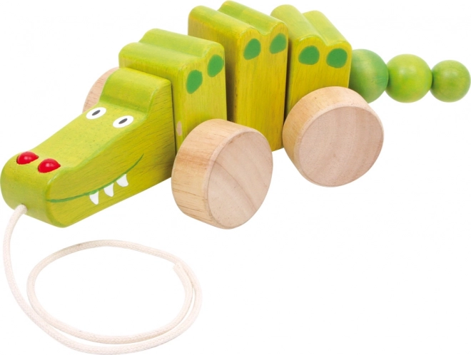 Drewniany krokodyl na sznurku Small Foot