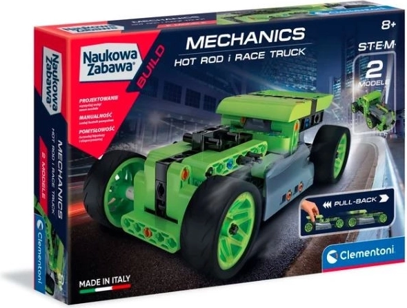 Zestaw Mechaniczne Laboratorium - Hot Rod i Wyścigowa Ciężarówka