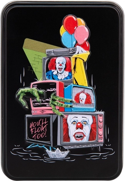 Karty do gry Pennywise w metalowym pudełku