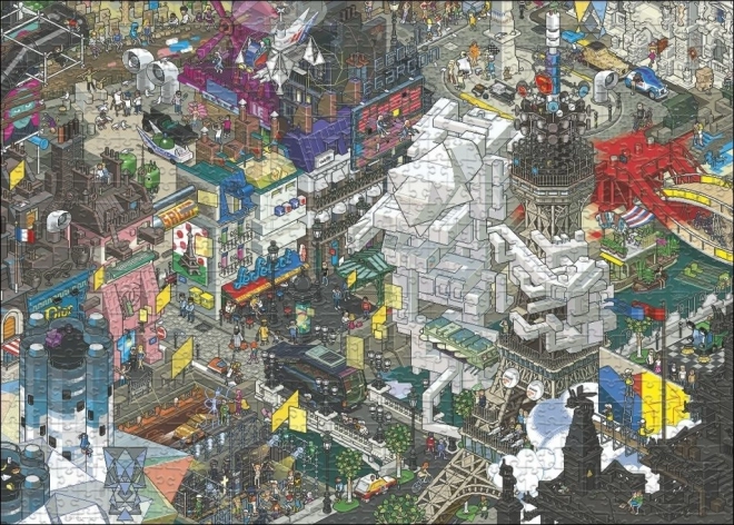 Puzzle Pixorama: Paryskie poszukiwania 1000 elementów