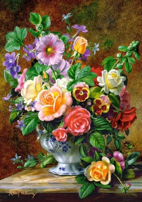 Puzzle Kwiaty w wazonie - 500 elementów