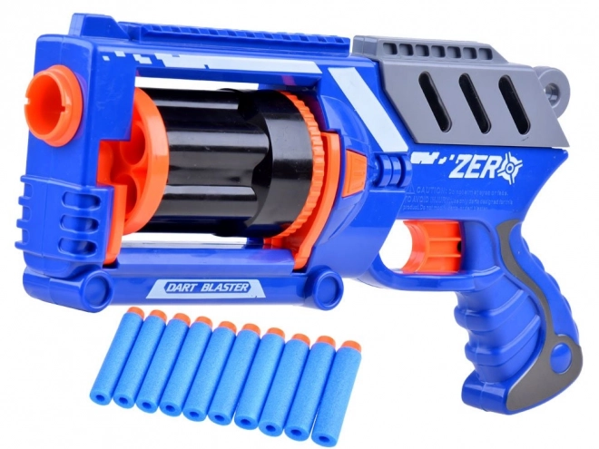 Pistolet Blaster z piankowymi nabojami