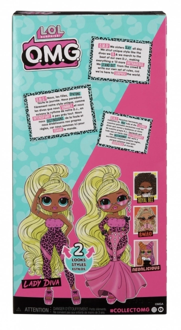L.O.L. Surprise! OMG Duża siostra, 2 stroje – Lady Diva