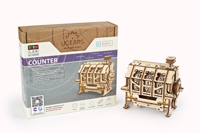 Ugears 3D puzzle - Licznik kasa 157 części