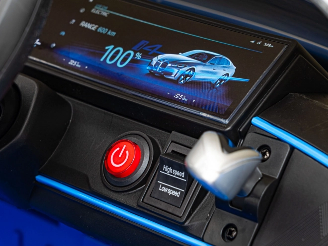 Samochód dziecięcy na baterię BMW i4 – Niebieskie