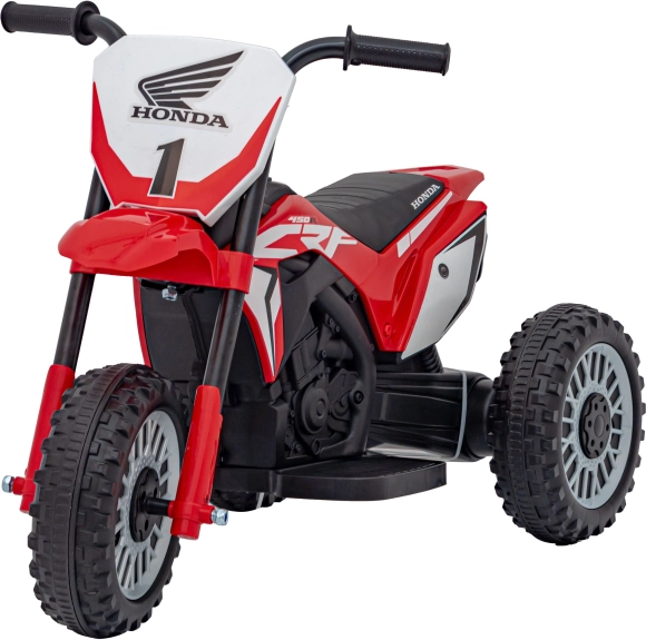 Dziecięcy motocykl elektryczny Honda CRF 450R na 3 kołach – Czerwony