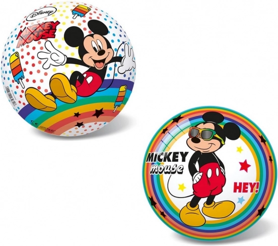 Dziecięca tęczowa piłka MICKEY MOUSE 14 cm