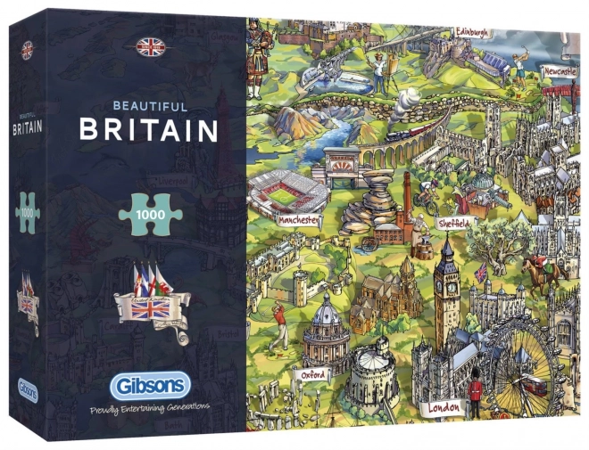 GIBSONS Puzzle Wspaniała Brytania 1000 elementów