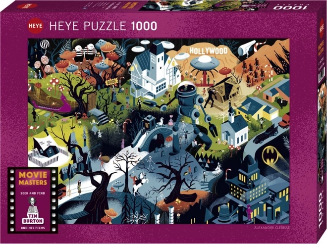 Puzzle Filmowi Mistrzowie: Filmy Tima Burtona 1000 kawałków