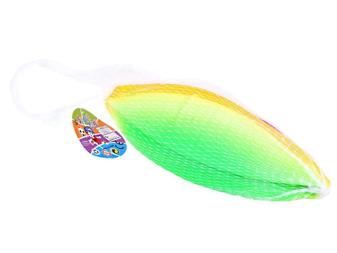 Gumowa tęczowa piłka dla dzieci 23 cm