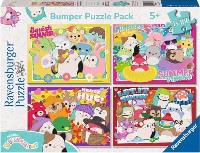 Puzzle Ravensburger Squishmallows 4x100 elementów