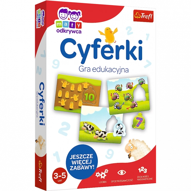 Edukacyjna gra Cyfry z serii Mały Odkrywca Trefl