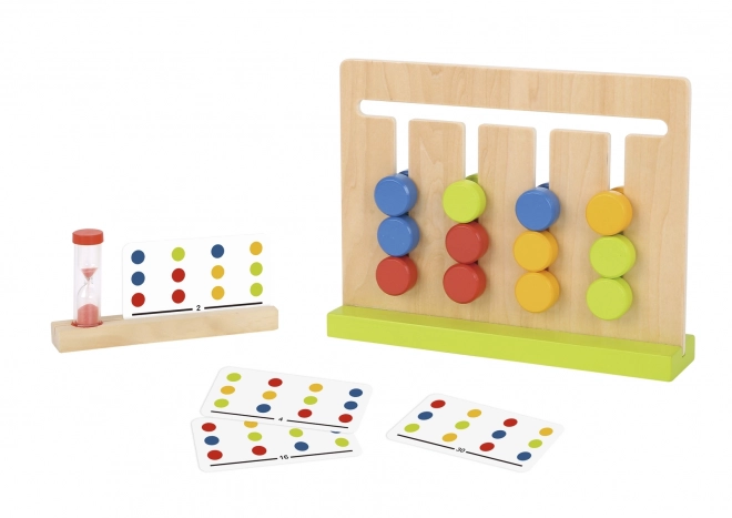 Logiczna gra układanie kolorowe TOOKY TOY