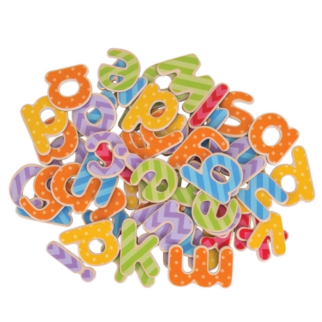 Bigjigs Toys Magnetyczny kolorowy alfabet (małe litery)