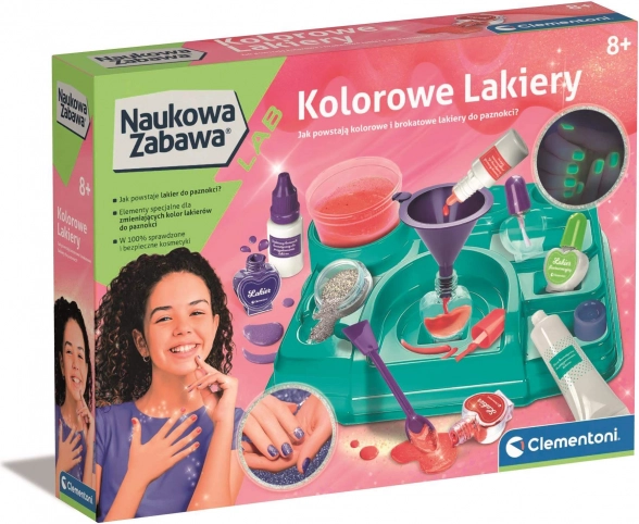 Kreatywny zestaw Kolorowe lakiery