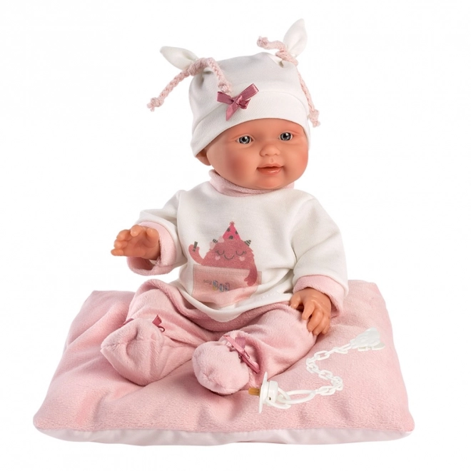 Llorens 26312 NOWORODEK DZIEWCZYNKA - realistyczna lalka bobasa całowinylowa - 26 cm