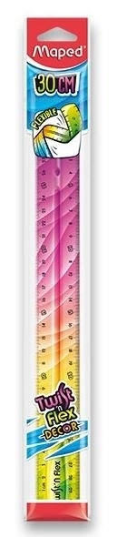 MAPED Linijka Twist'n Flex tęczowa 30 cm (mix)