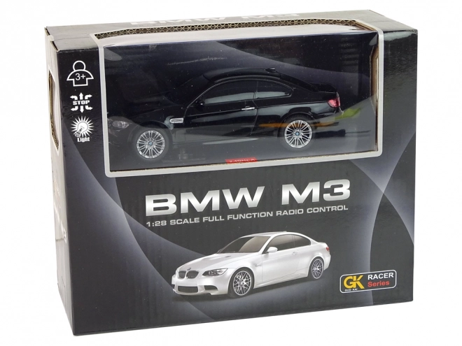 RC model samochodu BMW M3 czarny plastik