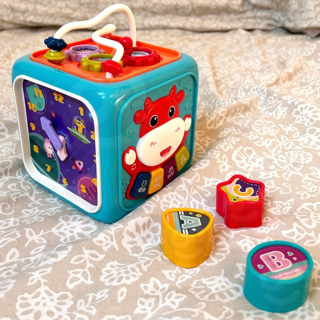 Interaktywna kostka sensoryczna Montessori 6w1