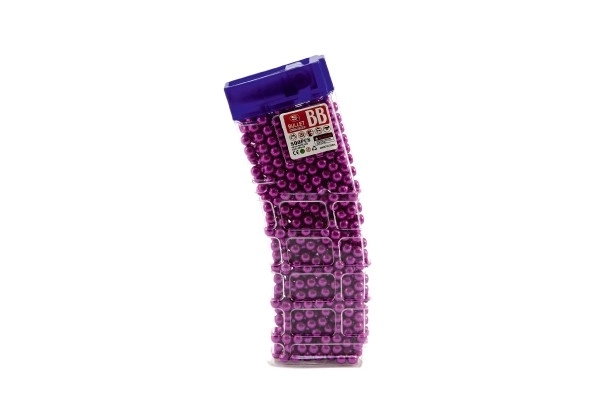 Kulki do pistoletu 800szt 6mm plastik 6 kolorów w plastikowym pudełku 7x17cm