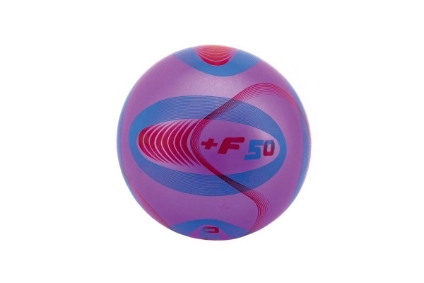 Kolorowa nienapompowana gumowa piłka w siatce - 23 cm