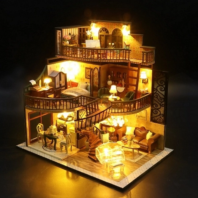 Dziewięć miniaturowych domków Pawilon budowli snów