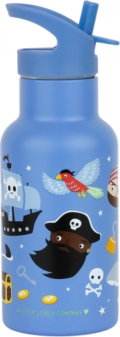 Butelka ze stali nierdzewnej z pirackim motywem 350 ml