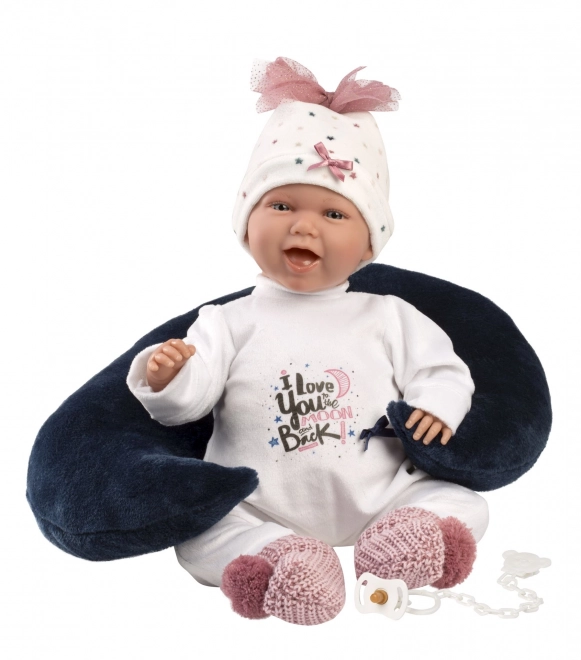 Llorens M740-50P ubranko dla lalki niemowlaka NEW BORN rozmiar 40-42 cm