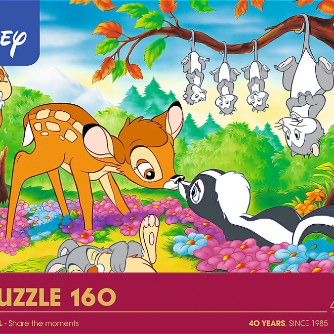 Puzzle Bambi i przyjaciele z lasu 160 elementów