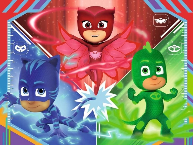 RAVENSBURGER Puzzle Pyżamersi 4w1 (12, 16, 20, 24 elementów)
