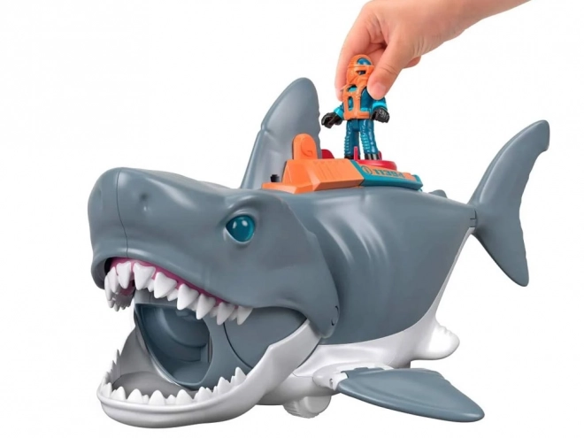 Mega atakujący rekin Imaginext z ruchomą szczęką