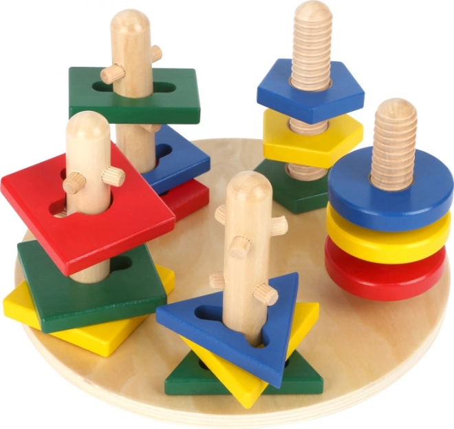 Small Foot Motoriczny labirynt kształty geometryczne 3D Wieża motoryczna