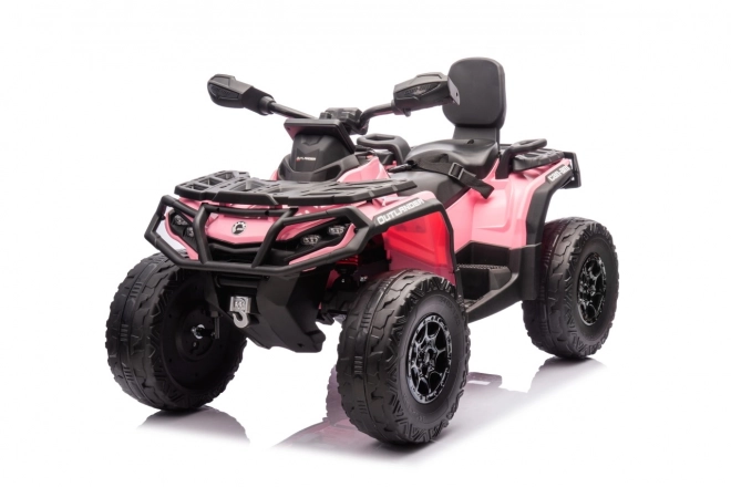 Elektryczny dziecięcy quad Outlander różowy