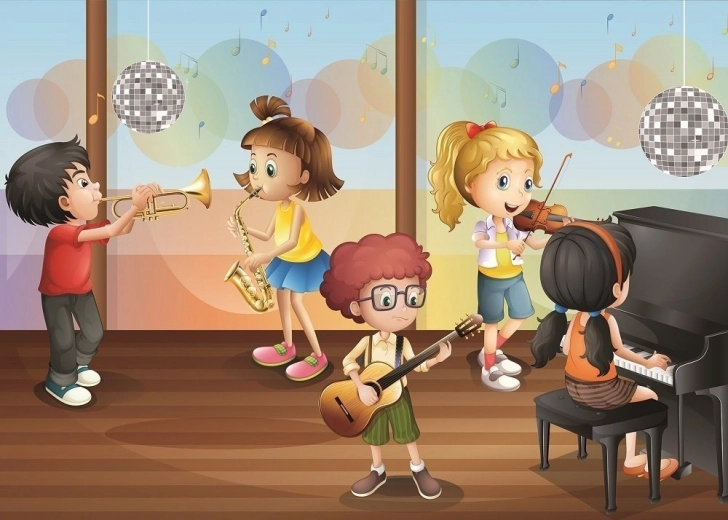 Puzzle dziecięca orkiestra 100 elementów