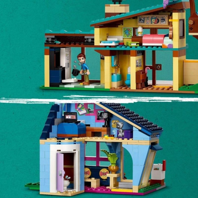 LEGO® Friends 42620 Domy rodzinne Olly'ego i Paisley