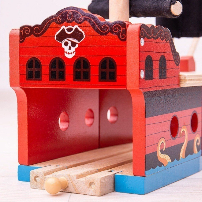 Piracka galera Bigjigs Rail