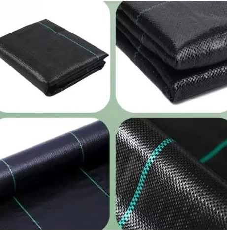 Czarna agrotkanina 1,1x100m UV 135g przeciw chwastom + kotwy